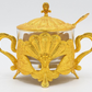 Gold Fancy Sugar Pot
