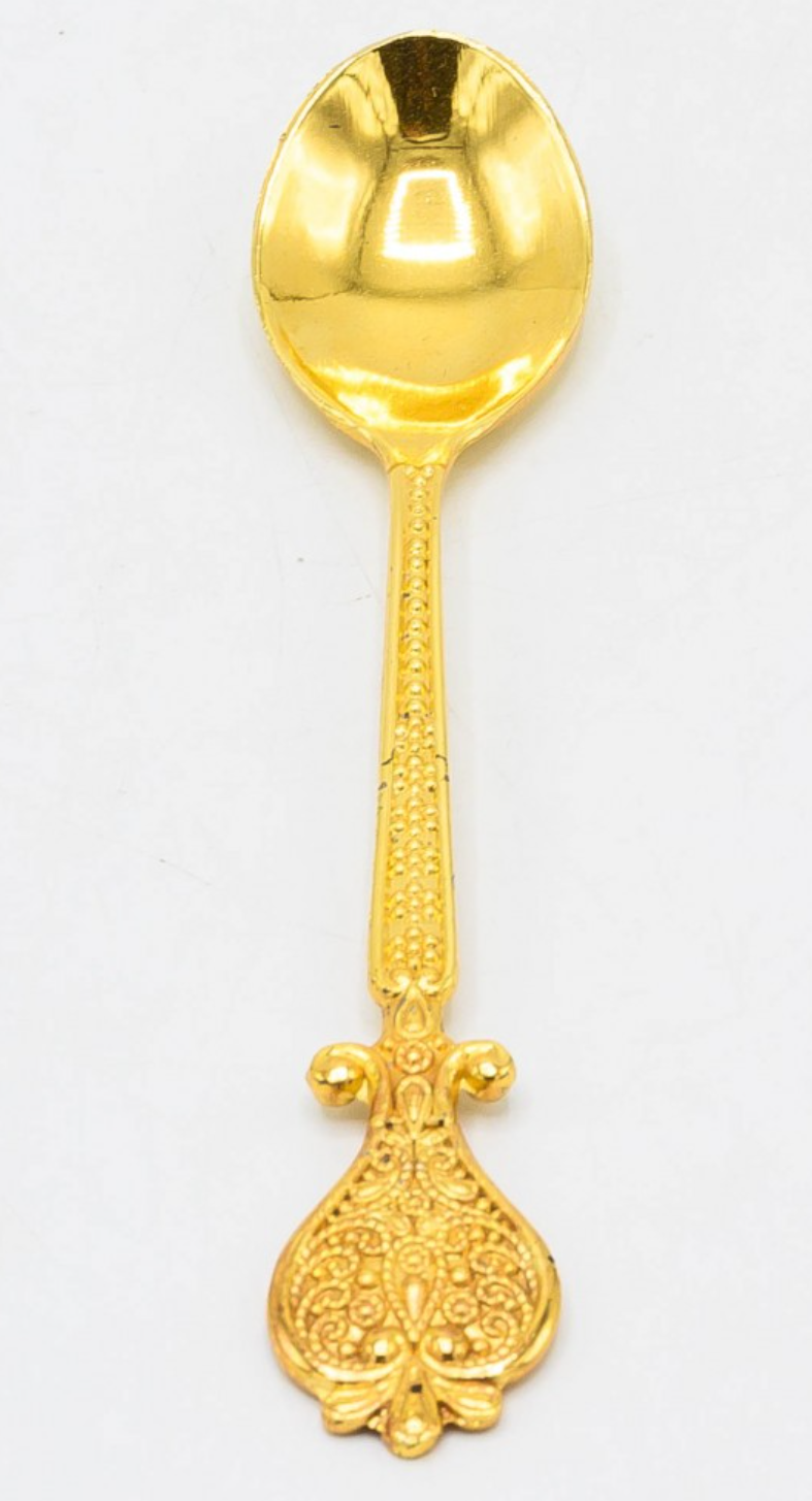 Gold Fancy Sugar Pot