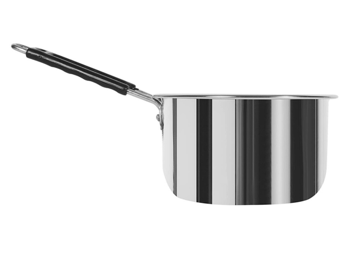 5 PC Stainless Steel Sauce Pan With Handle