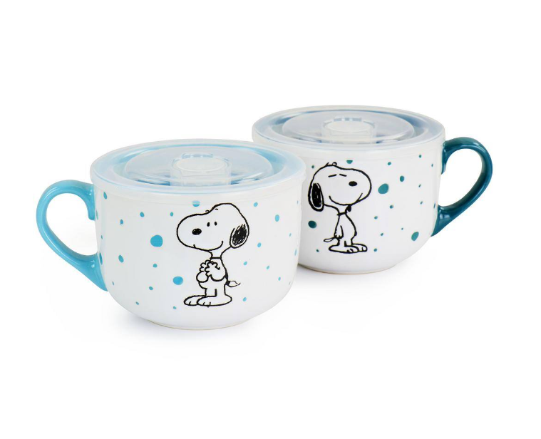 4 PC 25 oz Soup Cup Vented Lid