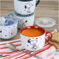 4 PC 25 oz Soup Cup Vented Lid