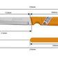 3 PC Kiwi Stainless Steel Kitchen Knife - 511