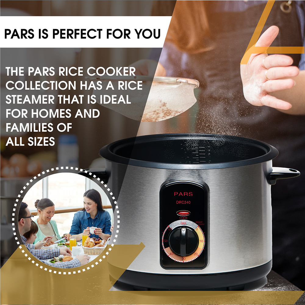 20 Cup Pars Automatic Persian Rice Cooker