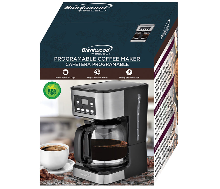 Brentwood 12-Cup Digital Coffee Maker