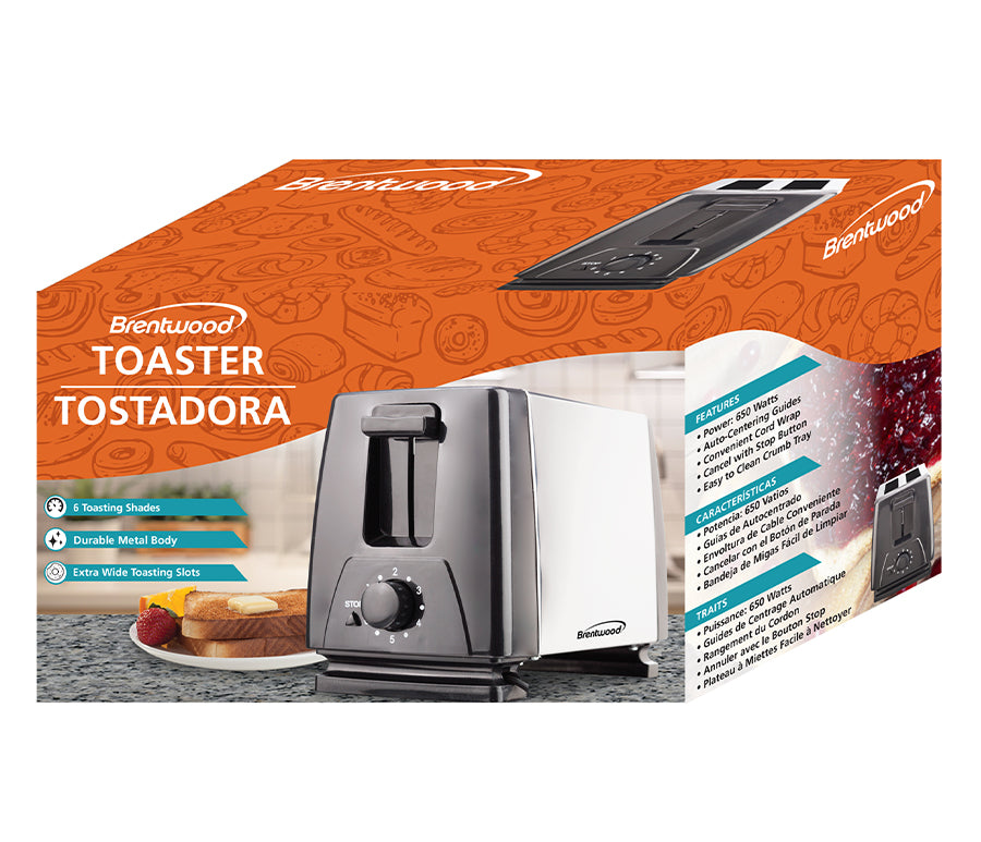 2 Slice Extra Wide Slot Toaster