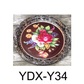 34cm Brown Floral Tray