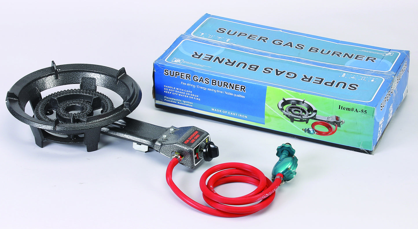 Heavy-duty Cast Iron Burner, Turn Key Ignition Burner