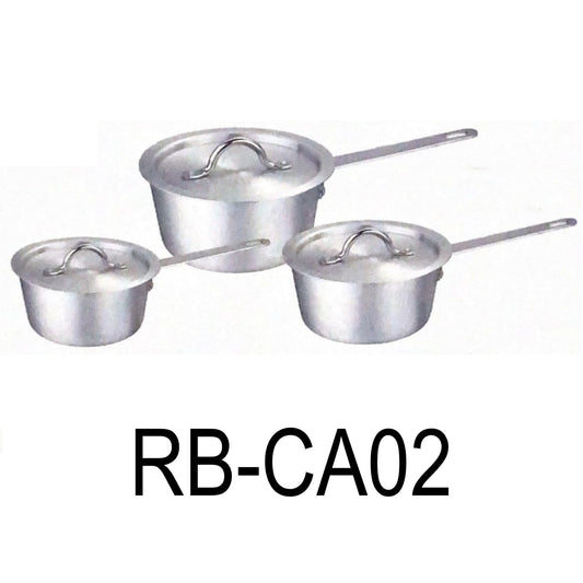 6 PC Aluminum Sauce Pan With Long Handle