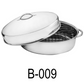 18" Stainless Steel Oval Turkey Roaster With Rack & Lid