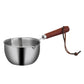 220ml Stainless Steel Small Sauce Pot with Dual Pour Spout