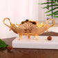 Gold Plated Metal Fruit Bowl