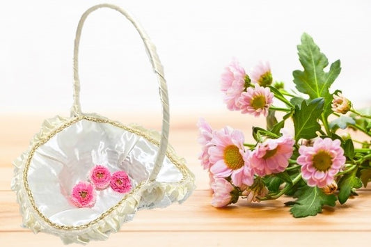 Medium Weddings, Holidays Flower Basket Decoration