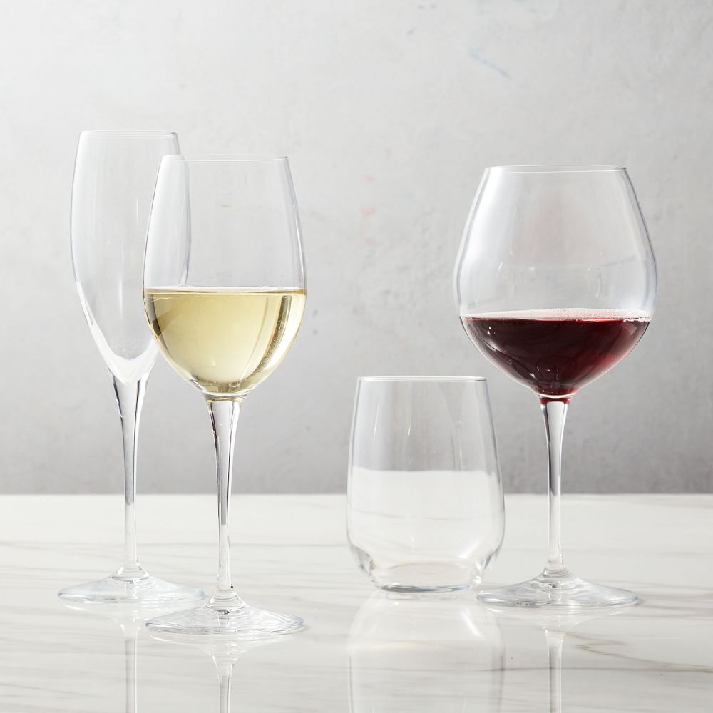 6 PC 9 Oz Cristar Premiere Wine Goblet Glasses