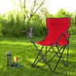 Red Foldable Camping Chair with Carry Bag