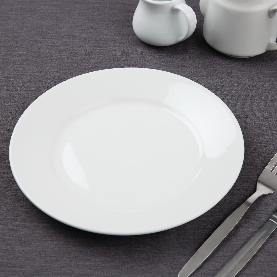 7” White Dinner Plate