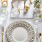 20 PC Greek Design Silver Dinner Set