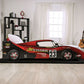 Red Dustrack Twin Bed Frame