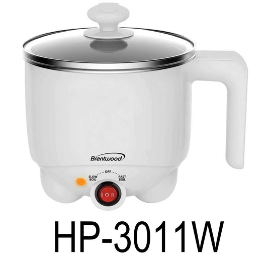 1.1 QT White Electric Hot Pot