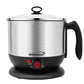 1.3 QT Cordless Electric Hot Pot Cooker & Food Steamer
