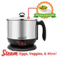 1.3 QT Cordless Electric Hot Pot Cooker & Food Steamer