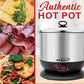 1.3 QT Cordless Electric Hot Pot Cooker & Food Steamer