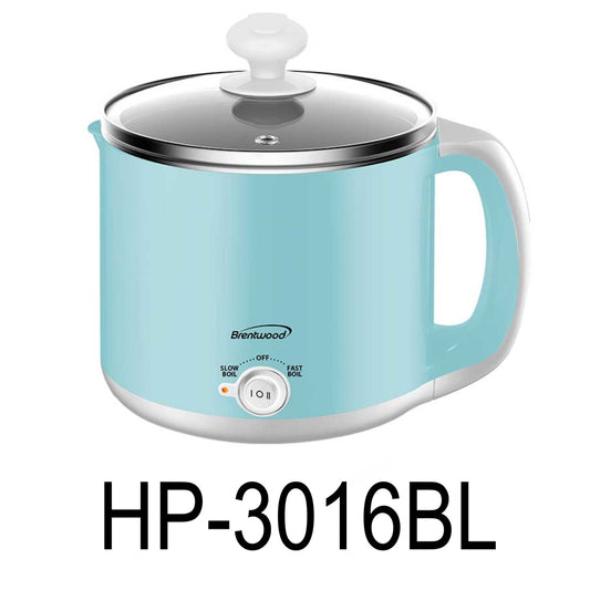 1.6 QT Blue Electric Hot Pot