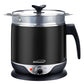 1.9 QT Brentwood Cordless Electric Hot Pot Cooker & Food Steamer
