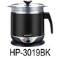 1.9 QT Brentwood Cordless Electric Hot Pot Cooker & Food Steamer