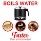 1.9 QT Brentwood Cordless Electric Hot Pot Cooker & Food Steamer