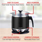 1.9 QT Brentwood Cordless Electric Hot Pot Cooker & Food Steamer