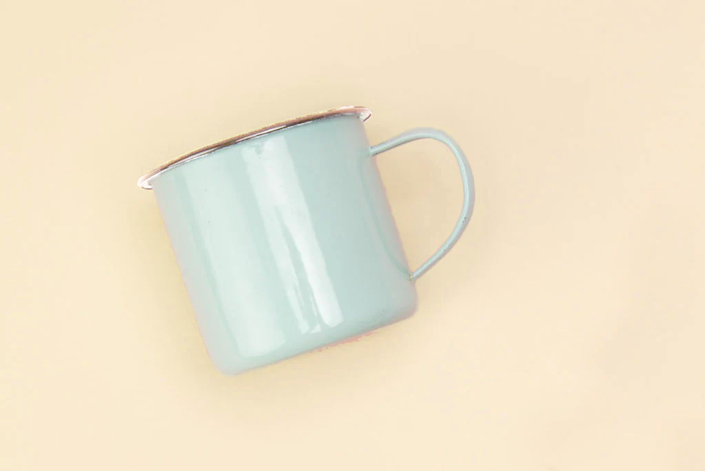 Mint Enamel Coffee Mug