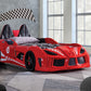 Red Trackster Twin Car Bed Frame