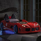 Red Trackster Twin Car Bed Frame