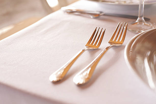12 PC Medusa Design Dinner Fork Set