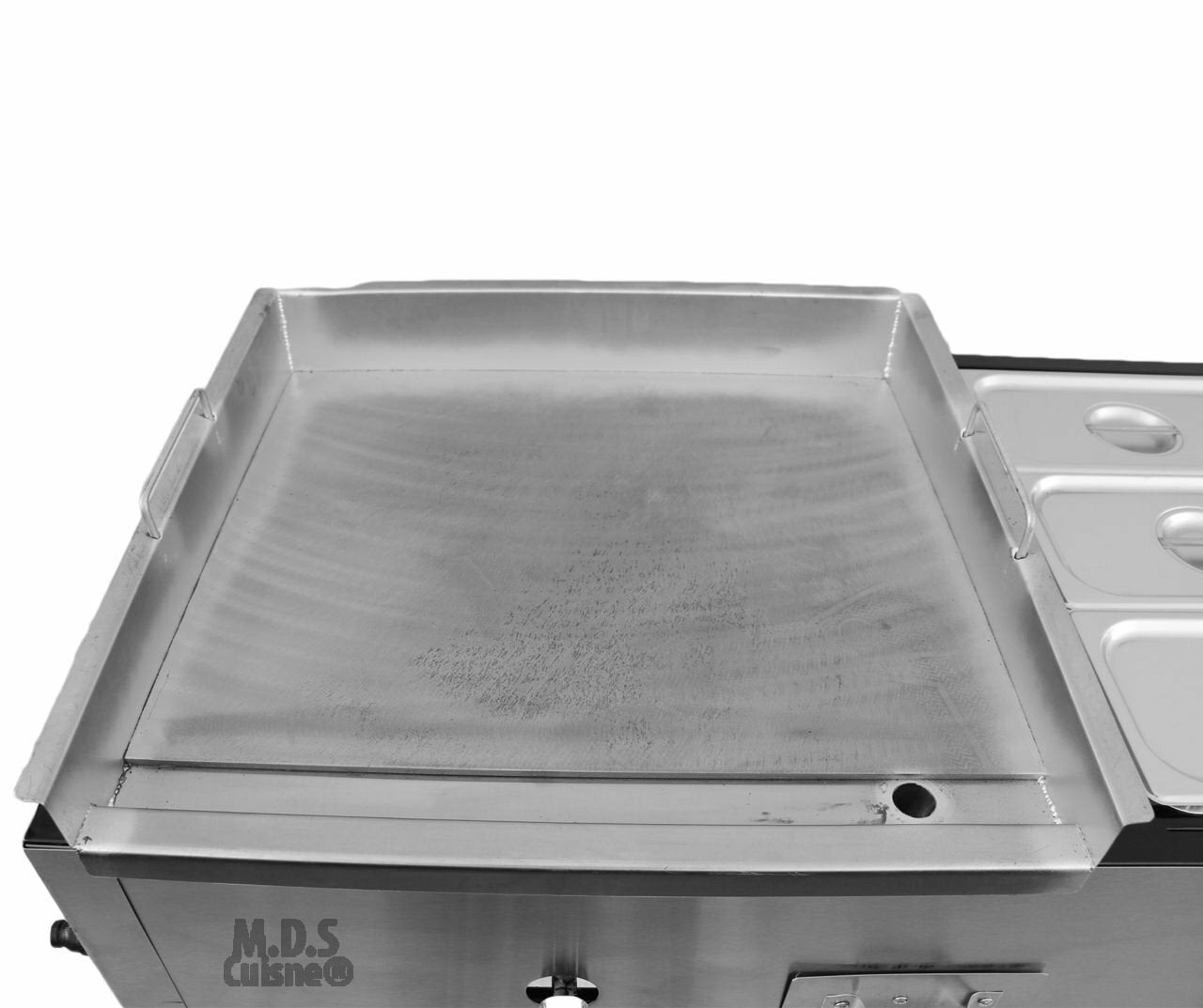 Stainless Steel Taco Cart With 3 Warmer Chafer