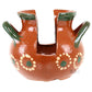 Napkin Holder Mexican Clay Barro Floral
