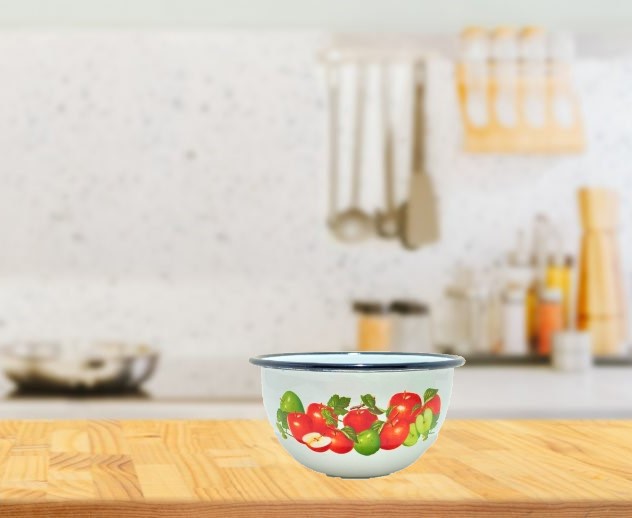 16cm Apple Soup Bowl Enamel