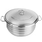 35 QT Stainless Steel 18/10 Induction Low Pot