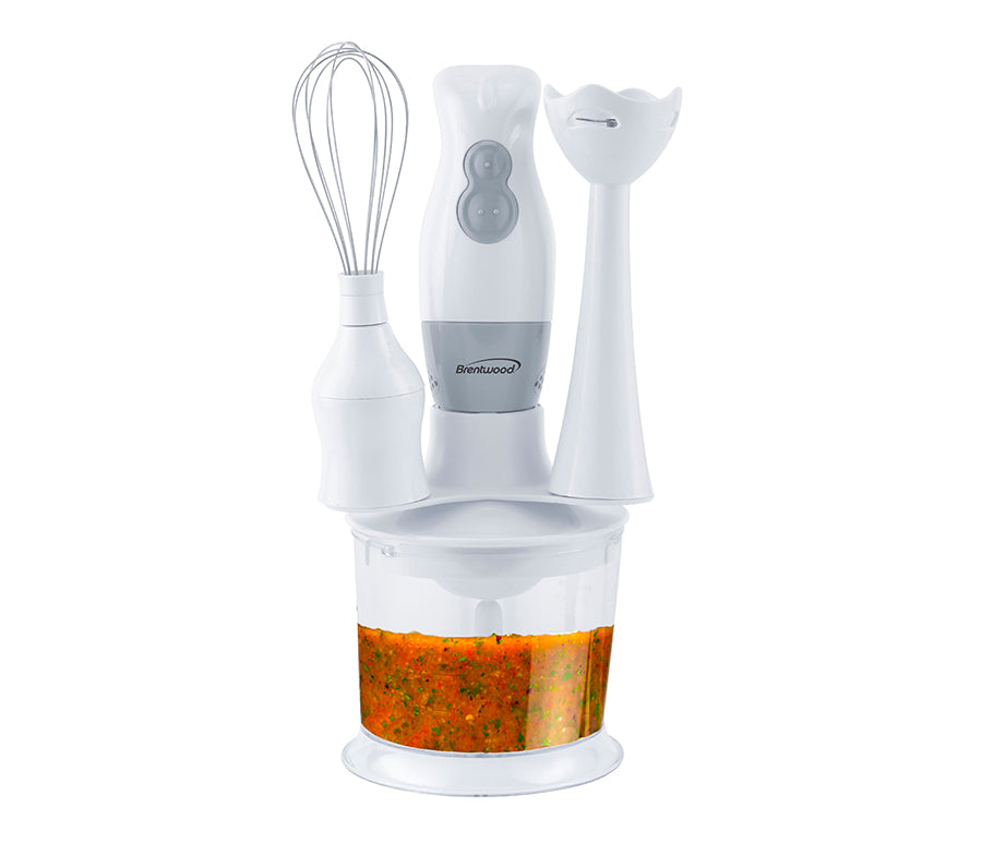 2 Speed Hand Blender and Food Processor with Balloon Whisk