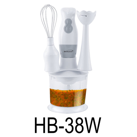 2 Speed Hand Blender and Food Processor with Balloon Whisk