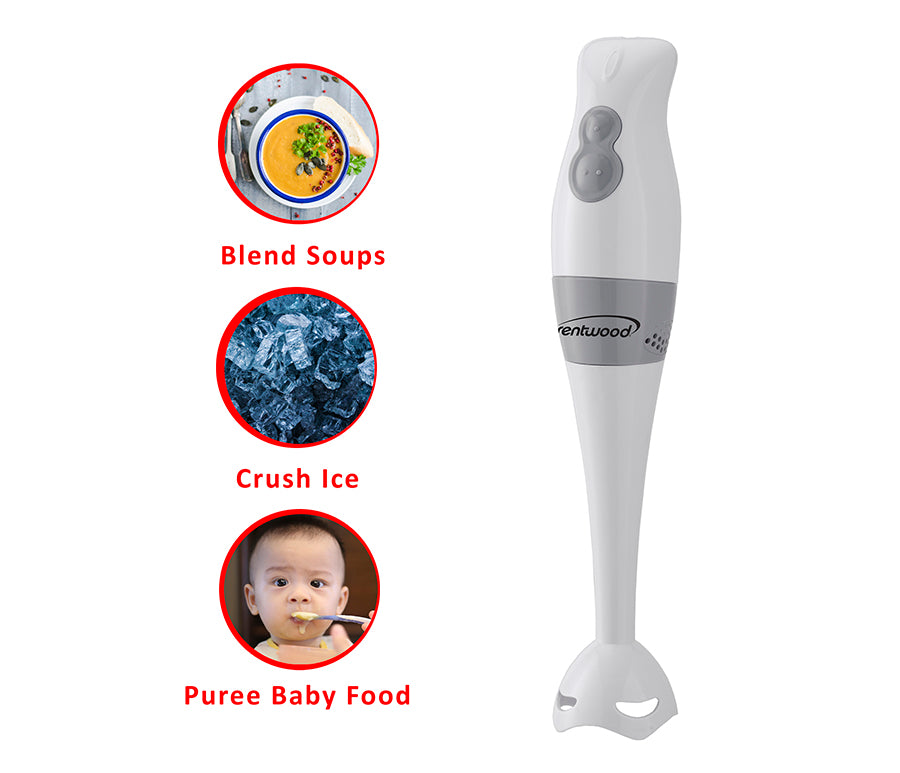 2 Speed Hand Blender and Food Processor with Balloon Whisk