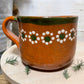 Mexican Handmade Clay Coffee Cup “Mis Raíces” - Jarrito/taza de barro cafetero