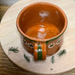 Mexican Handmade Clay Coffee Cup “Mis Raíces” - Jarrito/taza de barro cafetero