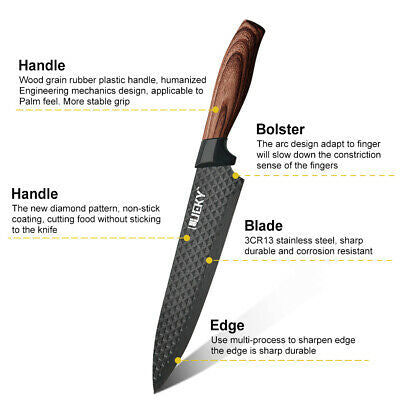 6 PC Kitchen Knife Set