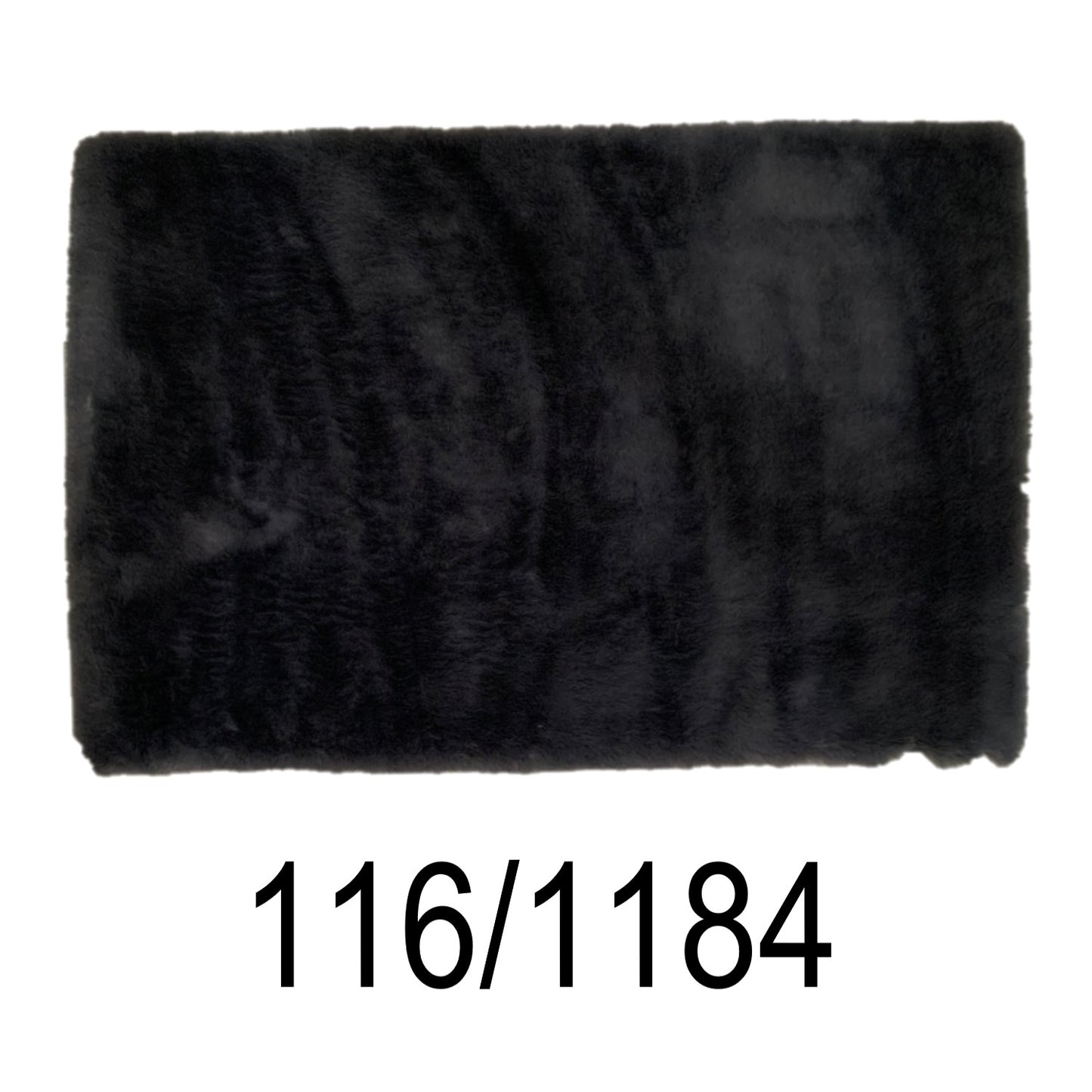 Charcoal Grey Bath Mat Faux Fur Area Rug / Door Mat / Kitchen Mat