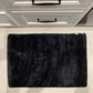 Charcoal Grey Bath Mat Faux Fur Area Rug / Door Mat / Kitchen Mat