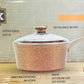 20cm Bronze Granite Coating Aluminum Sauce Pan
