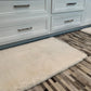 White Bath Mat Faux Fur Area Rug / Door Mat/ Kitchen Mat
