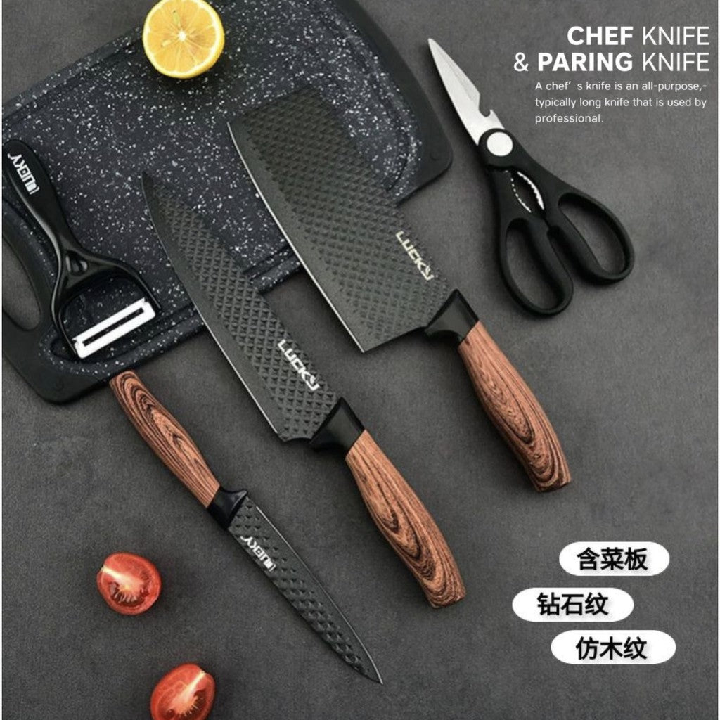 6 PC Kitchen Knife Set