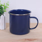 Deep Blue Enamel Coffee Mug